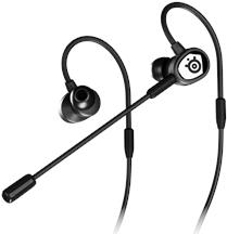 Steelseries Tusq Auricolare Cablato A clip Giocare Nero (SteelSeries Tusq Wired Earbud Gaming Earset)