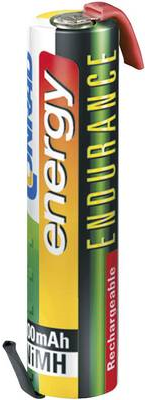 CONRAD ENERGY Endurance Micro NiMH-Akku, ZLF 1.2 V 800 mAh (Ø x L) 10.5 mm x 44.5 mm