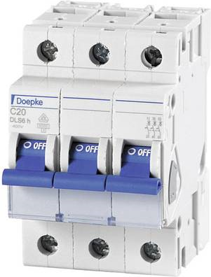 DOEPKE LS-Schalter C32A DLS-6H-C32-3-6-KA 6kA 3-polig 400V C-Charakteristik DLS-6H-C32-3-6-KA (09914296)