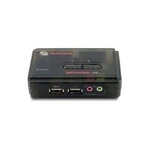 Avocent SwitchView 100 Series Desktop KVM Switch - KVM-/Audio-Switch - USB - 2 x KVM/Audio - 1 lokaler Benutzer - Desktop (2SV120BND1) (B-Ware)