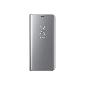Samsung Clear View Standing Cover EF-ZG955 - Flip-Hülle für Mobiltelefon - Silber - für Galaxy S8+