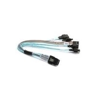 CBL-SAST-0616 - 0,5 m - MiniSAS HD (SFF-8643) - SATA - Grigio - 1 pz.