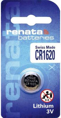 RENATA Knopfzelle CR 1620 Lithium CR1620 68 mAh 3 V 1 St. (700291)