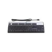 HPE Standard - Tastatur - USB - Arabisch / Englisch - Silber, Carbonite - für MultiSeat t200, Compaq Business Desktop dc7700, Flexible Thin Client t510