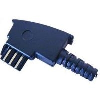 TAE-Steckerbausatz F unmontiert schwarz (TC 72000 / 50247)