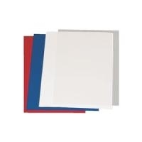 LEITZ Deckblatt, Leinenkarton, DIN A4, schwarz 240 g-qm, für Plastikspiralbindung, Drahtbindung oder (15774)