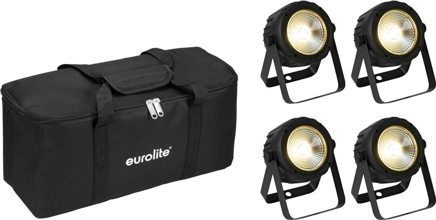 EUROLITE Set 4x LED PARty Spot COB + Soft-Bag (20000950)