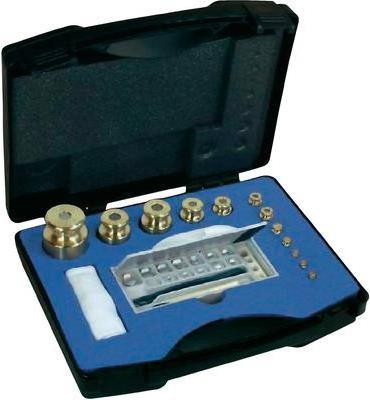 Kern 344-444 M1 Gewichtsatz, 1 g - 200 g Messing feingedreht, im Kunststoff Etui (344-444)