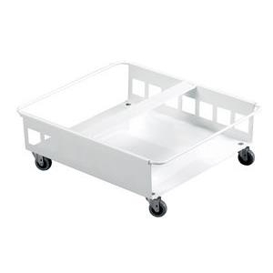 Durable Metal Trolley for 2 x DURABIN 60 Litre Rectangular 480 x 540 x 180mm White - 1801667010 DD