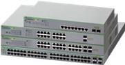 Allied Telesis AT GS950/18PS V2 - Switch - Smart - 16 x 10/100/1000 (PoE+) + 2 x 1000Base-X - Desktop, an Rack montierbar, wandmontierbar - PoE+ (185 W) (AT-GS950/18PS-V2-50)