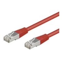 wentronic CAT 5e Kabel med folie og kobberfletning (FTP) 7m NetvÃ¦rkskabel RÃ¸d