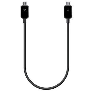 Samsung Power Sharing Cable EP-SG900 - USB-Ladekabel - Mikro-USB Typ B (nur Strom) (M) bis Mikro-USB Typ B (nur Strom) (M) - 30 cm - Schwarz - für Galaxy S5