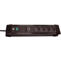 Brennenstuhl Steckdosenleiste - 4-fach - 1,8m - Schwarz (1155000374)
