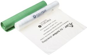 Secolan TRILine Öko Seitenfaltensack, 1.500 Liter Maße: (B)1.000 + 800 x (H)2.200 mm, Farbe: transluzent, - 1 Stück (2050386)