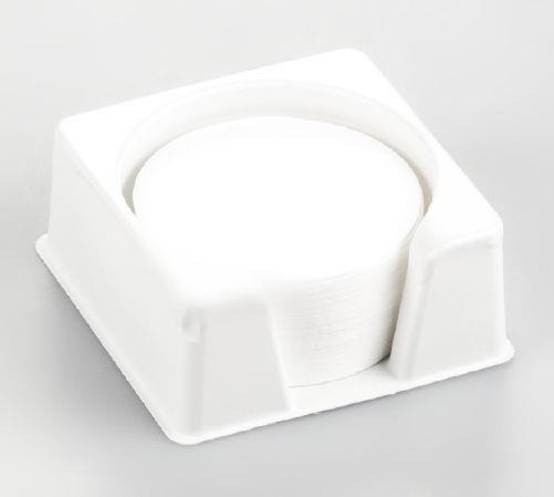 Kern Glasfaser-Rundfilter z. B. für spritzende und verkrustende Proben, Gebinde zu 100 Stück (RH-A02)