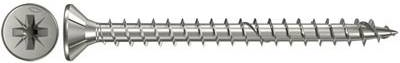Fischer 657183 Senkkopfschrauben 4.5 mm 30 mm Kreuzschlitz Pozidriv galvanisch verzinkt 100 St. (657183)