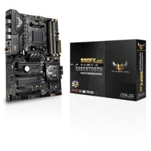 ASUS TUF SABERTOOTH 990FX - 3.0 - Motherboard - ATX - Socket AM3+ - AMD 990FX - USB 3.0, USB 3.1, USB-C - Gigabit LAN - HD Audio (8-Kanal) ASUS TUF SABERTOOTH 990FX - 3.0 - Motherboard - ATX - Socket AM3+ - AMD 990FX - USB 3.0, USB 3.1, USB-C - Gigabit LAN - HD Audio (8-Kanal)