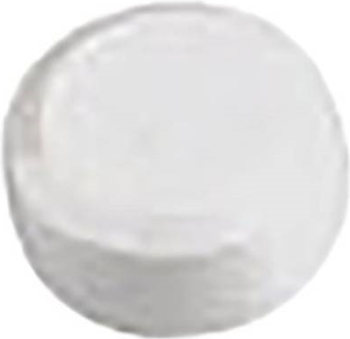 MAUL-HEBEL Magnet, rund, Ø: 15 mm, 7 mm, Haftkraft: 170 g, weiß 20 Stück (617 51 02)