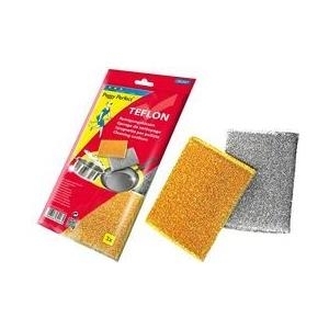 Peggy Perfect Reinigungskissen, gold/silber, 3er Pack zur Reinigung von Teflon, Edelstahl und Ceranflächen, - 1 Stück (30267)