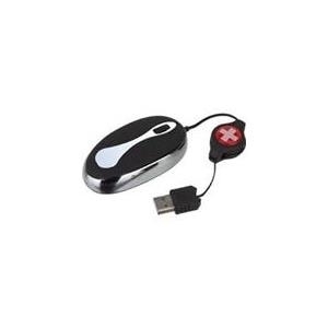 WorldConnect Swiss Mobile Deluxe - Maus - optisch - kabelgebunden - USB - Grau