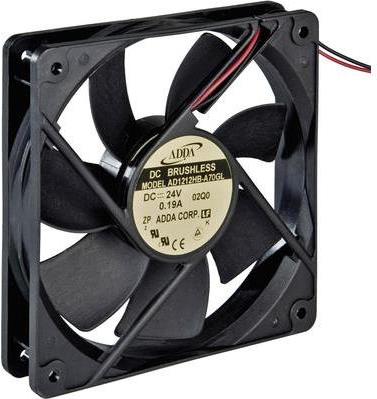 ADDA Axiallüfter (Industrie) 12 V/DC 149.4 mü/h (B x H x T) 120 x 25 x 120 mm AD1212HB-A70GL (771232300)