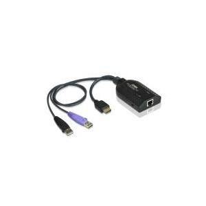 ATEN KA7168 HDMI USB Virtual Media KVM Adapter Cable with Smart Card Reader (CPU Module) - KVM-/Audio-/USB-Extender (KA7168)