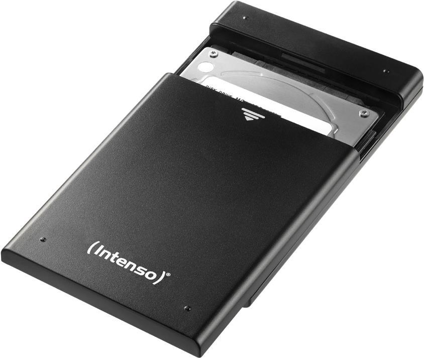 Intenso External Hard Drive Kit - Festplatte - 1TB - extern (tragbar) - 2.5 (6,4 cm) - USB3.0 - 5400 U/min - Puffer: 8MB - Schwarz (6020560)