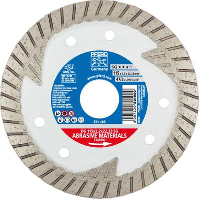 Pferd Diamant-Trennscheibe DG 115 x 2,2 x 22,23 SG 68000021 Durchmesser 115 mm 1 St. (68000021)