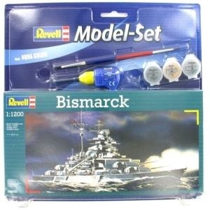 Revell Bismarck - 1:1200 - Marineschiff - Montagesatz - German battleship Bismarck - Zwischen - 31 Stück(e) (MR-65802)
