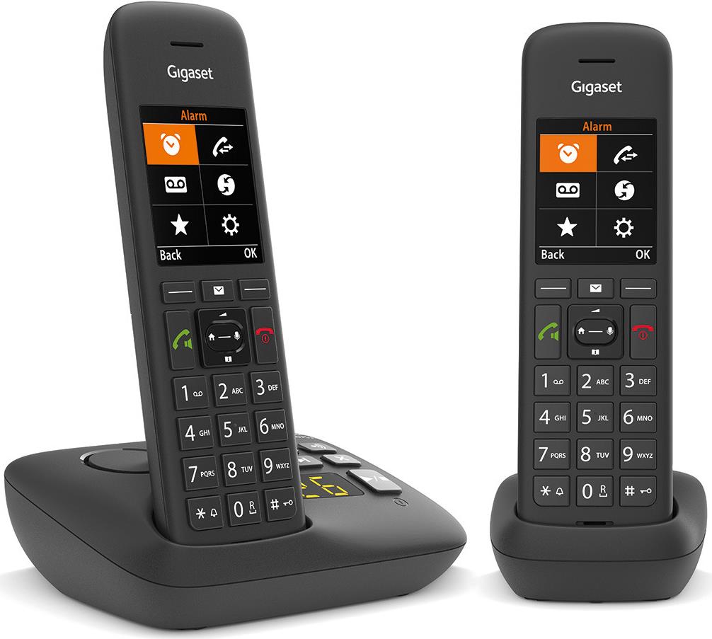 Telefono cordless Gigaset C575A Duo con segreteria - nero