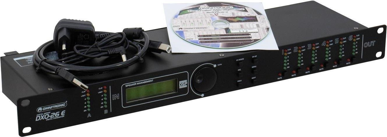 Omnitronic DXO-26E Stereo-Aktiv-Frequenzweiche (10356341)