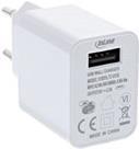 Caricatore USB singolo - Alimentatore - 100-240V a 5V-2,5A - bianco