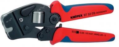 Autoregolazione KNIPEX Pinza a crimpare per capicorda, da 0,08 a 10,0 e 16,0 mmÂ²