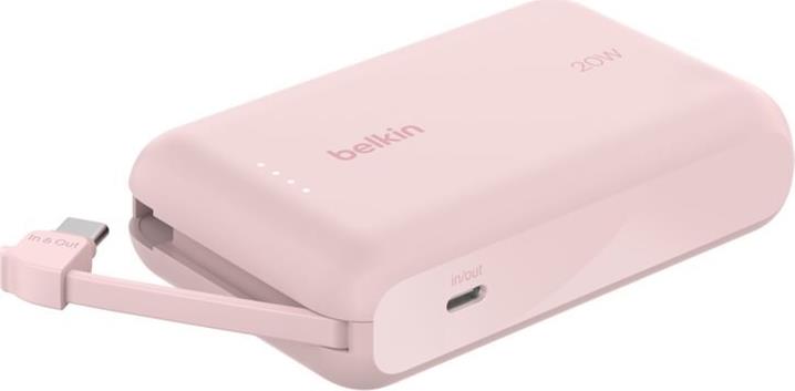 Belkin BPB021HQPK batteria portatile 10000 mAh Rosa (BOOSTCHARGE USB-C POW DLVRY - PWRBNK 10.000MAH USB-C ROSA)