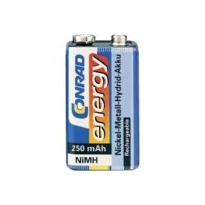 Conrad 250024 - 250 mAh - Universal - Nickel Metall-Hydrid - 2,55 cm - 1,6 cm - 4,85 cm (250024)