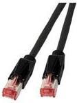 RJ45 Patchkabel 2x HRS TM21 PiMF UC900MHz 0,5 Meter Schwarz (K8050.0,50)