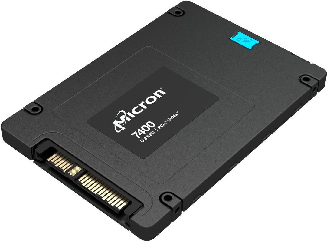 Micron SSD 7400 Max, 6.4TB, TLC, NVMe PCIe 4.0 x4, U.3 2.5", 7mm, 3 DWPD (mixed-use) (MTFDKCB6T4TFC-1AZ1ZABYY)