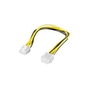 Goobay CAK S-12 - Spannungsversorgungs-Verlängerungskabel - interne Stromversorgung, 8-polig (M) bis interne Stromversorgung, 8-polig (W) - 28 cm (51361) Goobay CAK S-12 - Spannungsversorgungs-Verlängerungskabel - interne Stromversorgung, 8-polig (M) bis interne Stromversorgung, 8-polig (W) - 28 cm (51361)