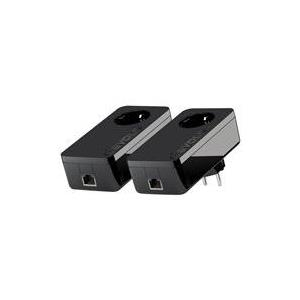 Devolo dLAN pro 1200+ - Starter Kit - Bridge - GigE, HomePlug AV (HPAV) - an Wandsteckdose anschließbar (Packung mit 2)