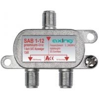 Axing SAB 1-12 - Kabelsplitter - 5 - 2400 MHz - Aluminium - Männlich/Weiblich - 12 dB - F (SAB 1-12)