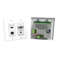 Kramer WP-5VH2 Active Wall Plate - HDMI & Computer Graphics with Ethernet, Bidirectional RS-232 & Stereo Audio HDBaseT Transmitter - Erweiterung für Video/Audio - bis zu 180 m (20-80305095)
