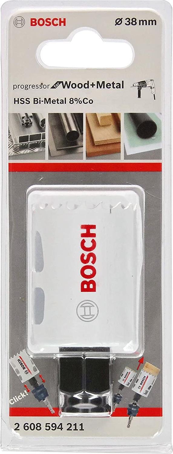 Bosch Progressor for Wood and Metal - sega a tazza - per legno metallo - 38 mm