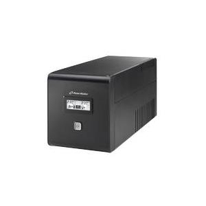 BlueWalker PowerWalker VI1000LCD - USV - Wechselstrom 220/240 V - 600 Watt - 1000 VA 7 Ah - USB - 4 Ausgangsstecker (10120018)
