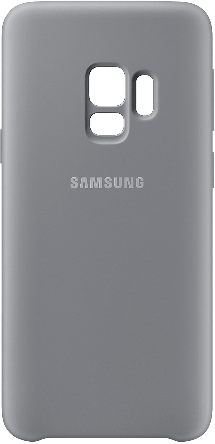 Samsung Silicone Cover EF-PG960 - Hintere Abdeckung für Mobiltelefon - Silikon - Grau - für Galaxy S9