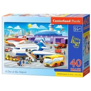 Castorland A Day at the Airport 40 Maxi pcs - Traditionell - Cartoons - Kinder - 4 Jahr(e) - Junge/Mädchen - Innenraum (040223)