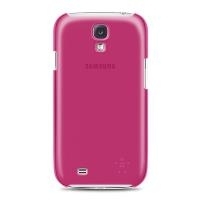 Belkin Shield Sheer Matte - Hartschalentasche für Mobiltelefon - Kunststoff, Polycarbonat - Fuchsia - für Samsung GALAXY S4