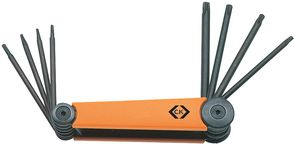 C.K Sechskantschlüssel-Set für Sicherheits-Torx Schrauben (T4407)