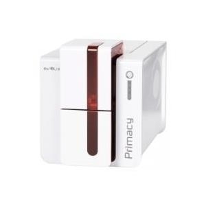 Evolis Primacy - Plastikkartendrucker - Farbe - Duplex - Thermosublimation/thermische Übertragung - CR-80 Card (85.6 x 54 mm) - 300 dpi - bis zu 850 Karten/Stunde (s/w) / bis zu 225 Karten/Stunde (Farbe) - Kapazität: 100 Karten - USB 2.0, LAN, Wi-Fi