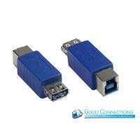 Alcasa USB-AD31 USB A USB B Blau Schnittstellenkabeladapter (USB-AD31)