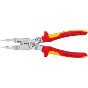 Knipex 13 96 200 - Spitzzange - Stahl - Kunststoff - Rot/Orange (13 96 200)